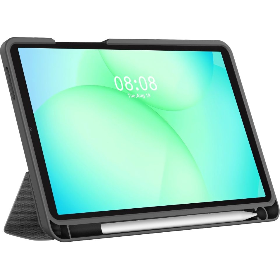 Etui z klapką Tech-Protect SC Pen Canvas do Samsung Galaxy Tab A11+ / Tab A9+, czarno-szare.